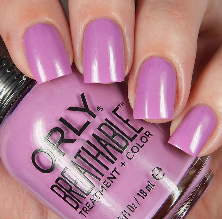Лак + лікування ORLY Breathable Treatment Color Swatches and Review (TLC) світло-фіолетовий, емаль 18 мл