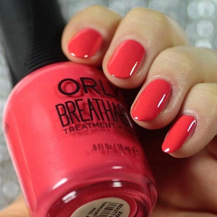Лак + лікування ORLY Breathable Beauty Essentia червоно-рожевий, емаль 18 мл