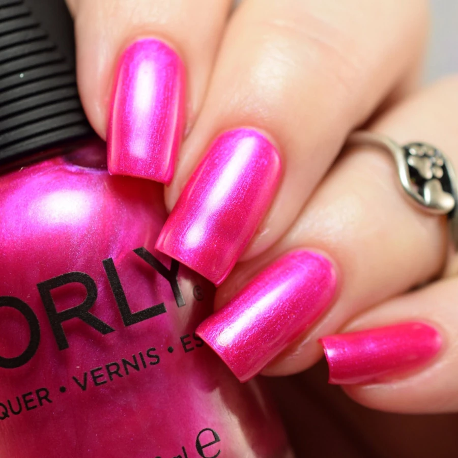 Гель-лак ORLY Gel FX Last Call яскравий рожевий, з мікроблиском 9 мл