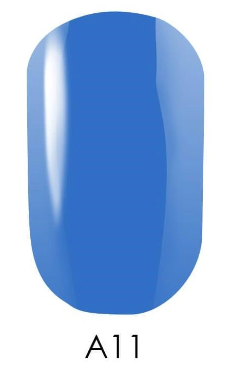 Гель-лак акварельний Naomi Gel Polish Aquaurelle A11 синій, емаль 6 мл