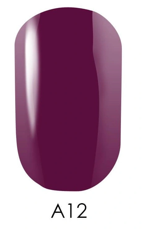 Гель-лак акварельний Naomi Gel Polish Aquaurelle A12 сливова фуксія, емаль 6 мл