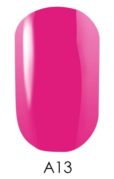 Гель-лак акварельний Naomi Gel Polish Aquaurelle A13 рожевий, емаль 6 мл