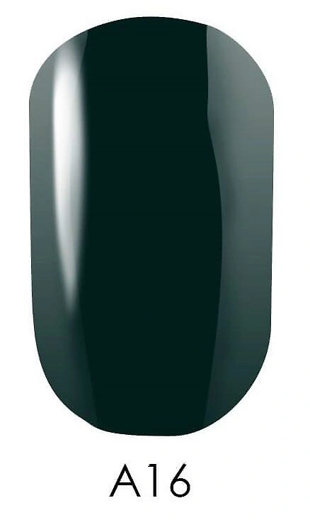 Гель-лак акварельний Naomi Gel Polish Aquaurelle A16 зелений, емаль 6 мл