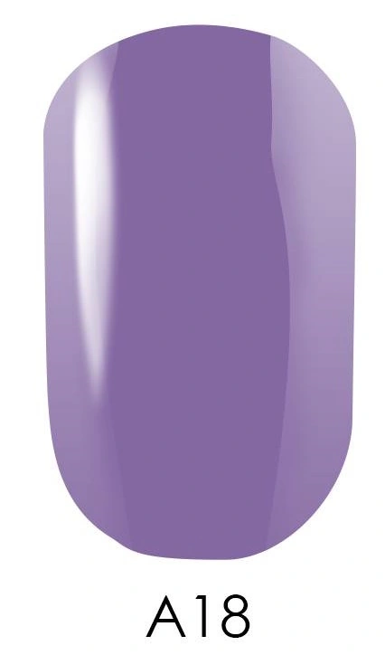 Гель-лак акварельний Naomi Gel Polish Aquaurelle A18 бузковий, емаль 6 мл