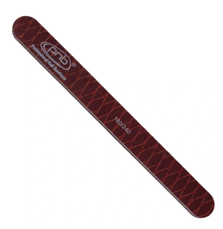 Пилка для натуральних нігтів Змія PNB Brown Snake Nail File Straight 180/240 180/240