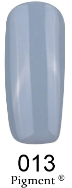 Гель-лак FOX Gel Polish Gold Pigment №013 сірий з блакитним підтоном, емаль 6 мл