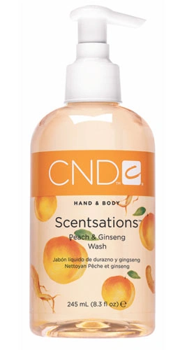 Гель для душу з екстрактом персика та женьшеню CND Scentsations Peach & Ginseng Wash 245 мл