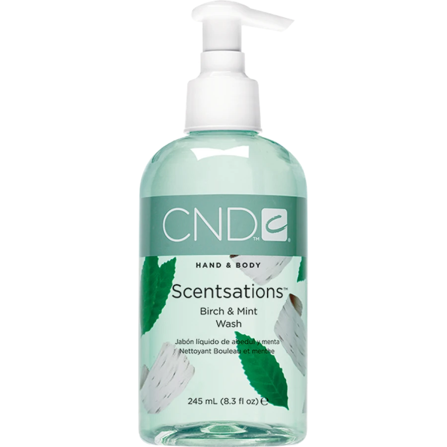 Гель для душу з екстрактом м`яти та берези CND Scentsations Birch & Mint Wash 245 мл