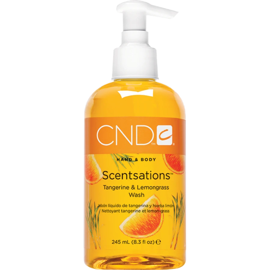Гель для душу з екстрактом мандарину та лемонграсу CND Scentsations Tangerine & Lemongrass Wash 245 мл