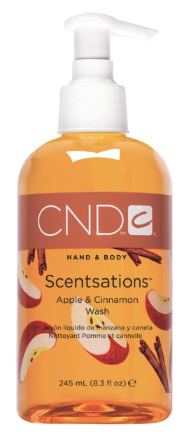 Гель для душу з екстрактом яблука та кориці CND Scentsations Apple & Cinnamon Wash 245 мл