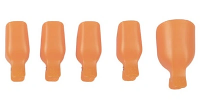 Затискачі багаторазові для зняття гель-лаку YRE Toes Gel Polish Removing Clips на ногах 5 шт