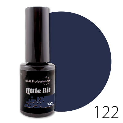 Гель-лак Real Professional Gel Polish №122 Little Bit синьо-фіолетовий, емаль 6 мл