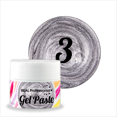 Гель-паста Real Professional Gel-Paste №03 срібло 6 мл