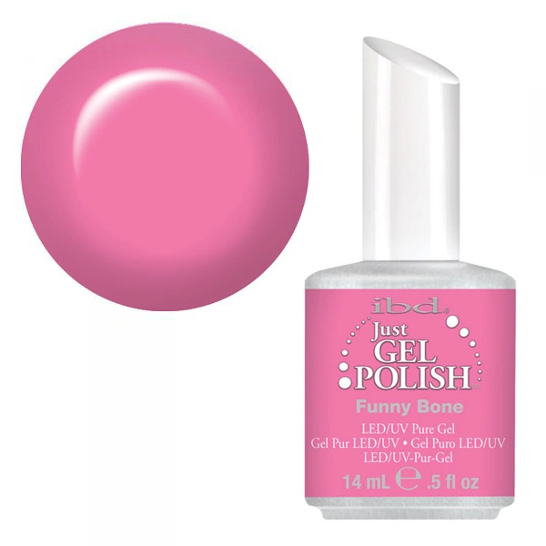 Гель-лак Почуття гумору IBD Just Gel Polish Funny Bone рожевий, щільна емаль 14 мл