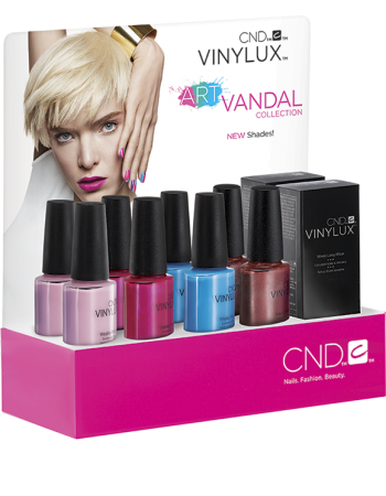 Міні-набір лаків Vinylux CND VINYLUX Art Vandal Small 4 лаки+1 закріплювач