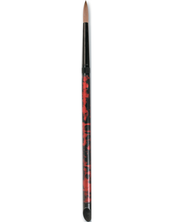 Пензлик із соболя для акрилу CND Master Series Pro Styler Brush Red червона ручка
