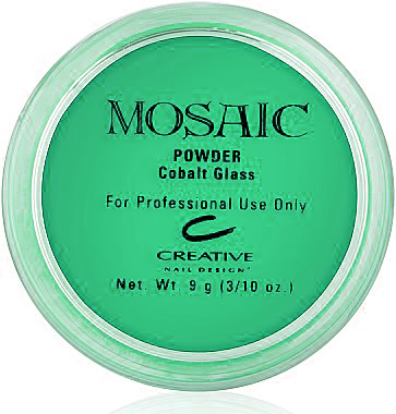 Акрилова пудра CND MOSAIC Jade Powder зелена, непрозора 9 г