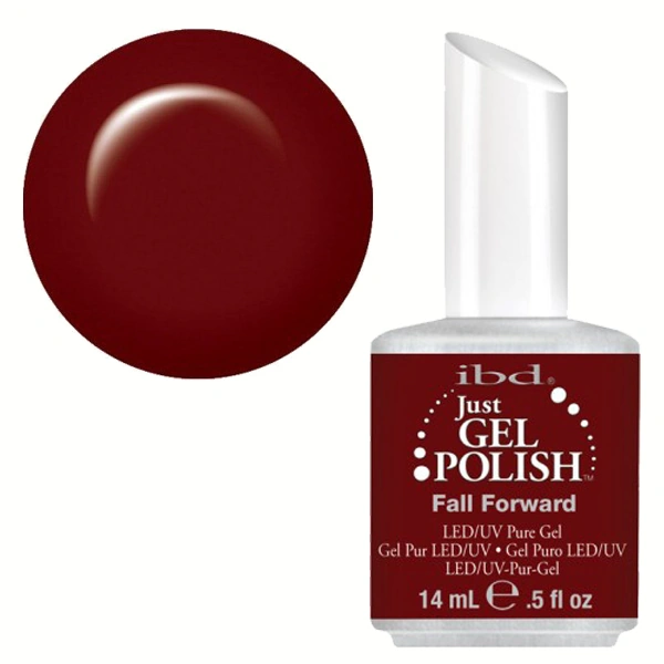 Падіння вперед IBD Just Gel Polish Fall Forward коричнево-бордовий, емаль 14 мл