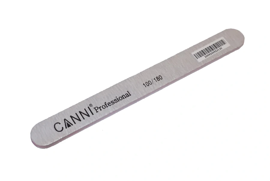 Пилка пряма 100/180 Canni Oval Narrow Nail File 100/180 грит