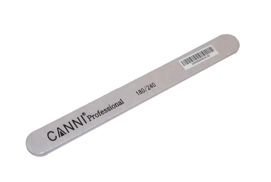 Пилка пряма 180/240 Canni Oval Narrow Nail File 180/240 грит