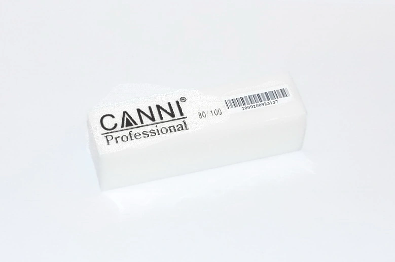 Бафф-шліфувальник 80/100 Canni Square Nail Buffer 80/100 грит