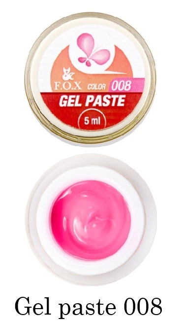 Гель-паста для дизайну FOX Gel Paste 008 рожева фуксія 5 мл