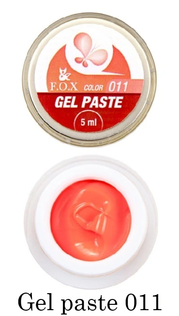 Гель-паста для дизайну FOX Gel Paste 011 помаранчевий 5 мл