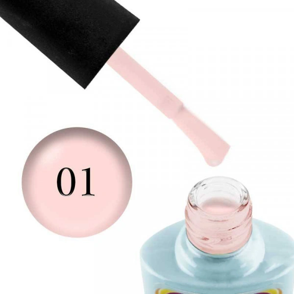 Гель-лак Yo!Nails SWEETY № С01 дуже світлий рожевий, емаль 8 мл