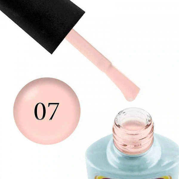 Гель-лак Yo!Nails SWEETY №С07 світлий, рожево-персиковий, емаль 8 мл