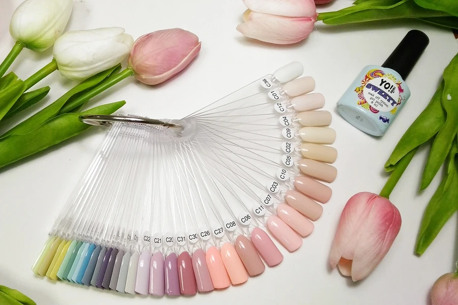 Гель-лак Yo!Nails SWEETY №С21 блідий лілово-рожевий, емаль 8 мл