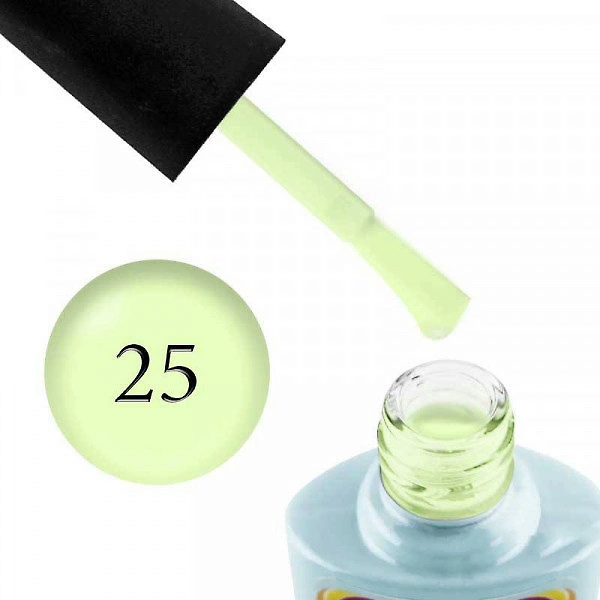 Гель-лак Yo!Nails SWEETY №С25 світло-салатовий, емаль 8 мл
