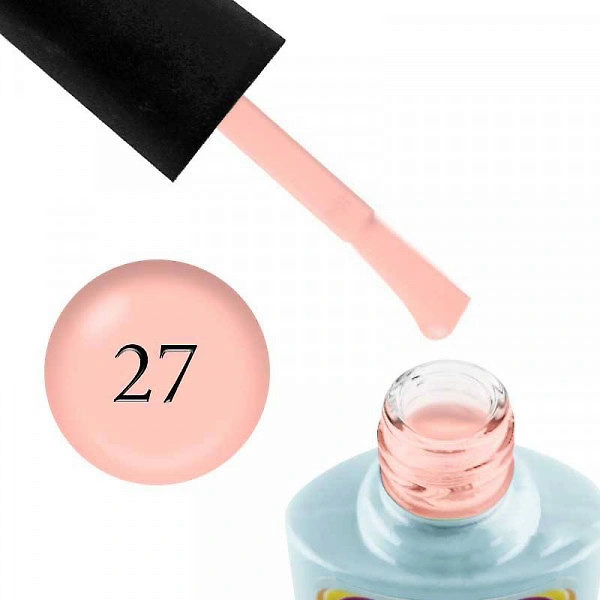 Гель-лак Yo!Nails SWEETY №С27 рожево-персиковий, емаль 8 мл