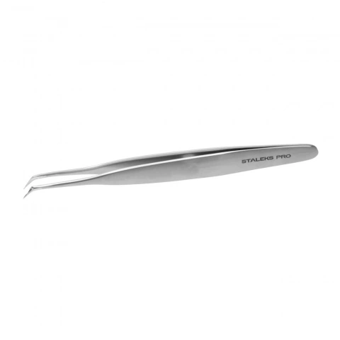 Пінцет для вій Staleks Tweezers Professional For Eyelashes (Curved) вигнутий