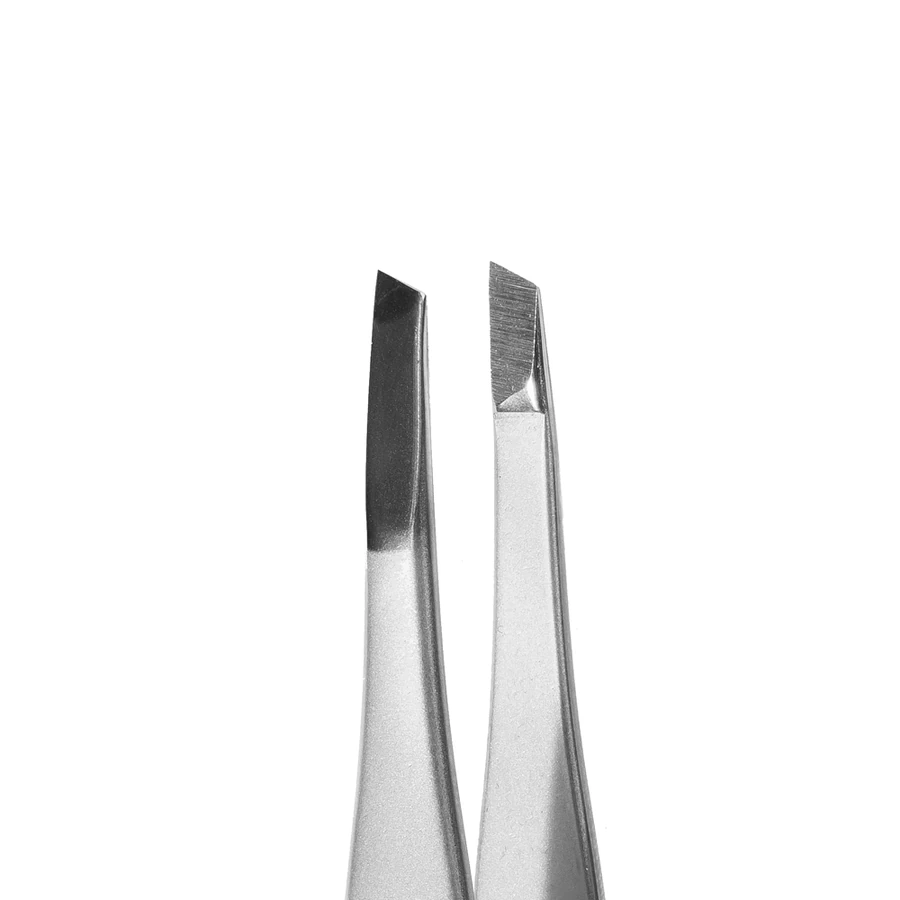 Пінцет для брів Staleks Pro EXPERT 20 TYPE 4 вузькі скошені кромки