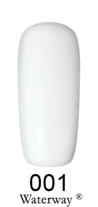 Гель-лак FOX Gel-Polish Waterway 001 білий, емаль 6 мл