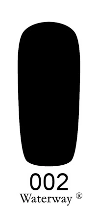 Гель-лак FOX Gel-Polish Waterway 002 чорний, емаль 6 мл