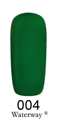 Гель-лак FOX Gel-Polish Waterway 004 малахітово-зелений, емаль 6 мл