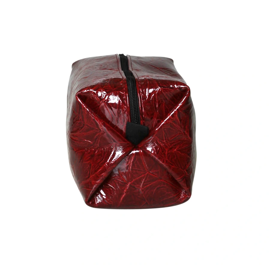 Косметичка середня OJO Bow Medium Cosmetician вишневий лак
