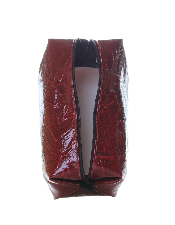 Косметичка середня OJO Bow Medium Cosmetician вишневий лак