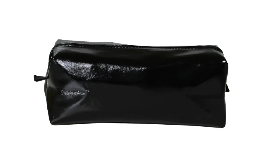 Косметичка велика OJO Black Bow Large Cosmetician чорний гланець