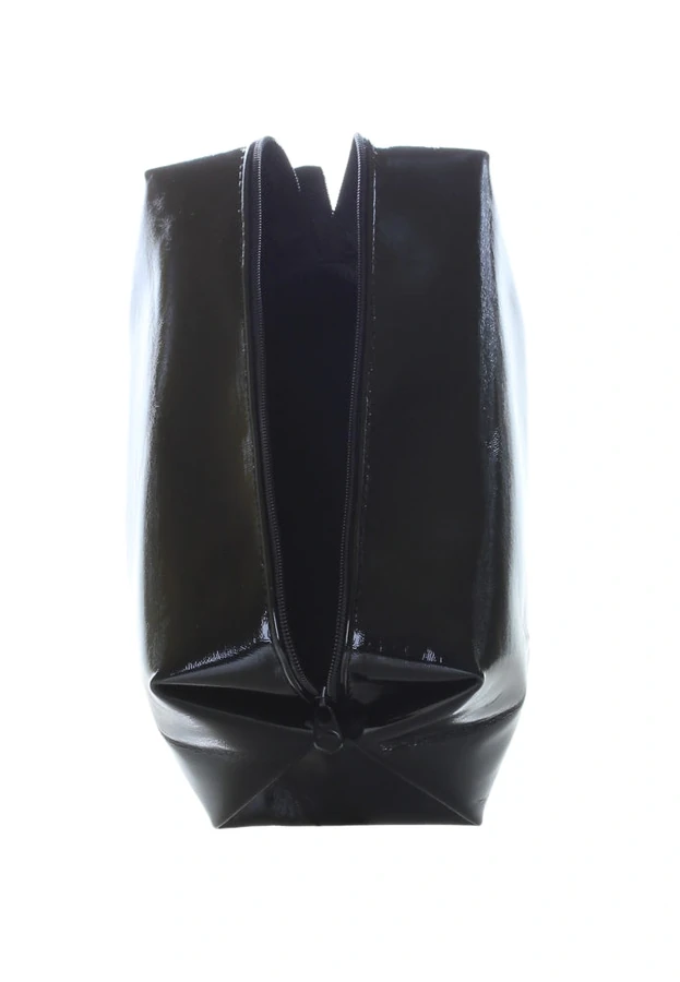 Косметичка велика OJO Black Bow Large Cosmetician чорний гланець