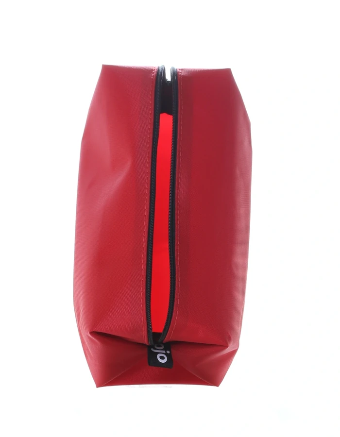 Косметичка велика OJO Bow Waterproof Large Cosmeticion водонепроникна, червона