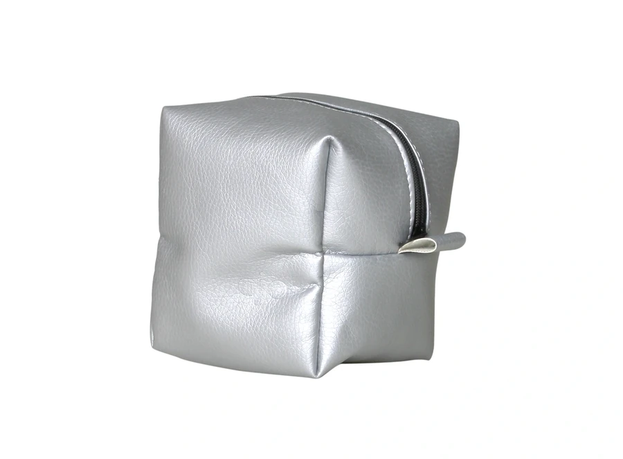 Косметичка маленька OJO Kube Silver Small Cosmetician срібло