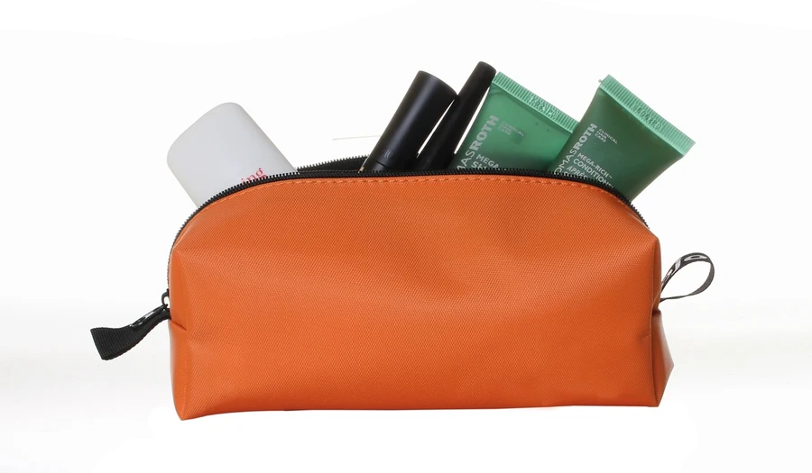 Косметичка маленька OJO Compact Waterproof Orange Small Cosmetican водонепроникна, помаранчева
