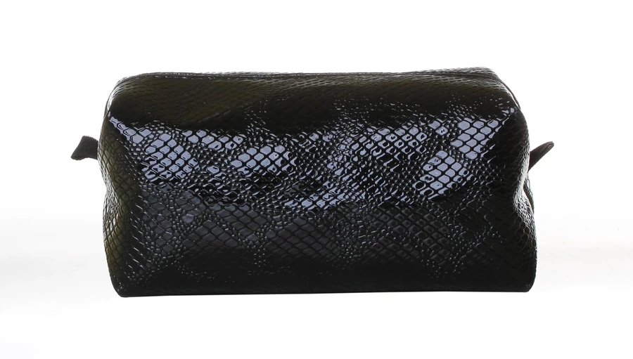 Косметичка середня OJO Travel Black Reptile Medium Cosmetician рептилія, чорна