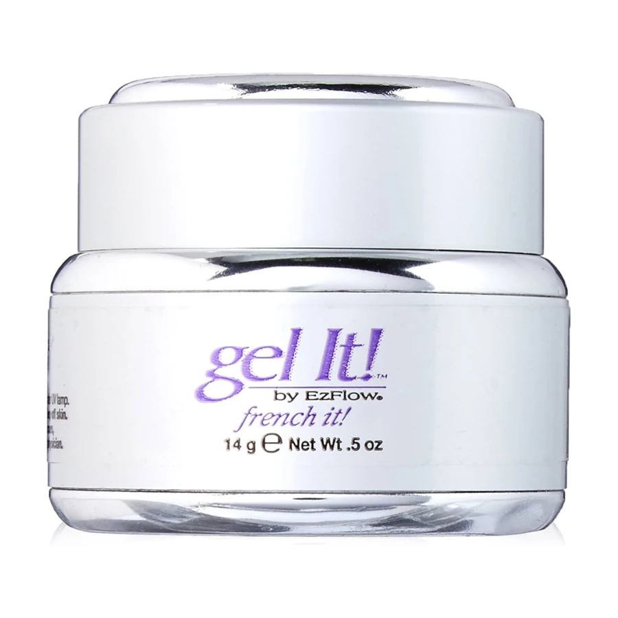 Гель для нарощування та моделювання нігтів EzFlow Gel it! French it! яскраво-білий 14 г