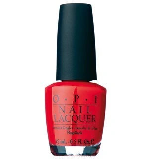 Лак OPI Red My Fortune Cookie червоно-кораловий, емаль 15 мл