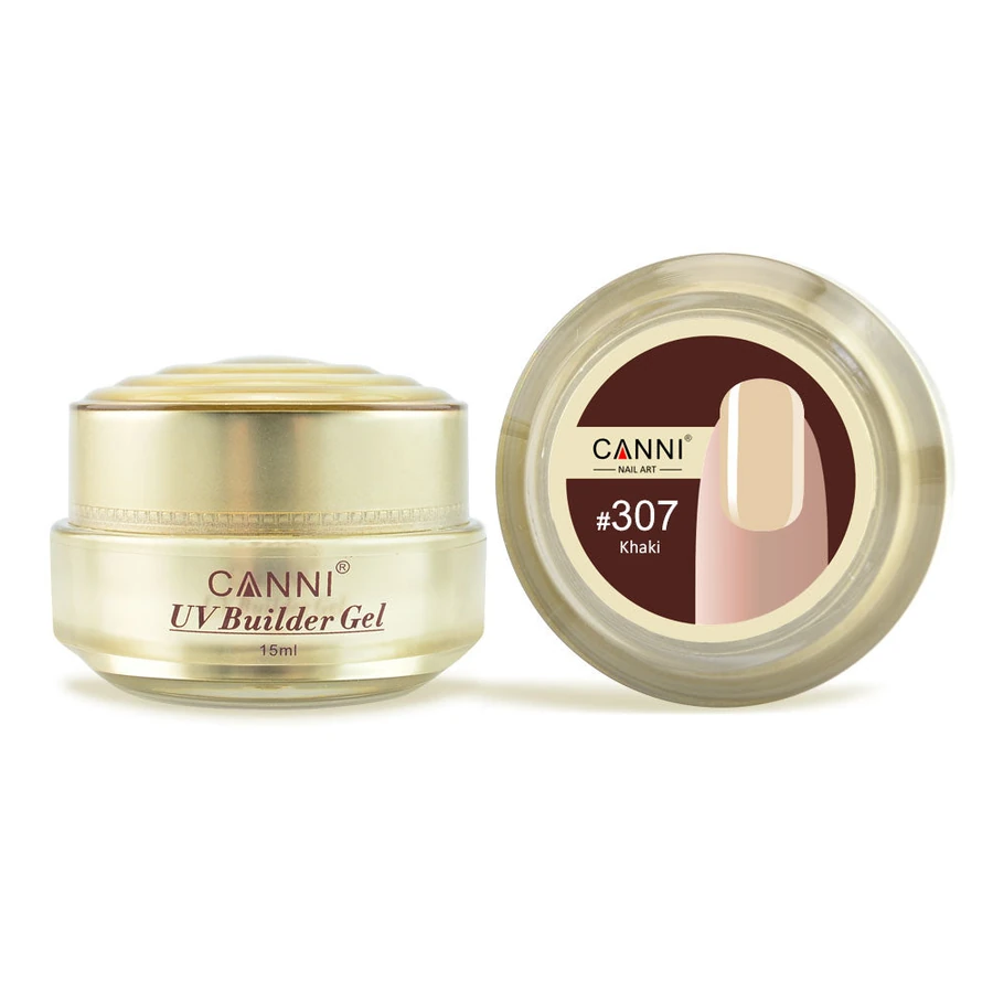 Конструюючий гель Canni UV Builder Gel Khaki хакі 15 мл
