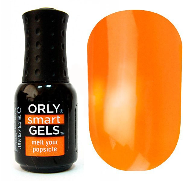 Міні гель-лак ORLY Smart Gels Melt Your Popsicle неоновий помаранчевий, емаль 5.3 мл