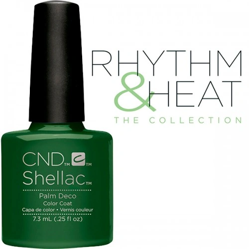 Гель-лак CND Shellac Palm Deco трав`яний зелений, емаль 7,3 мл